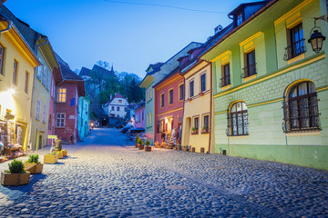 Naklejka premium Plac Cytadela w Sighisoarze