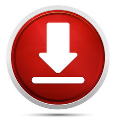 Download icon Promo Red Round Button