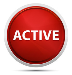 Active Promo Red Round Button