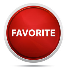 Favorite Promo Red Round Button