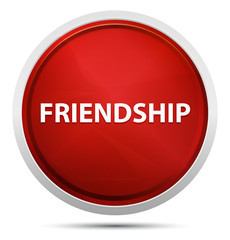 Friendship Promo Red Round Button