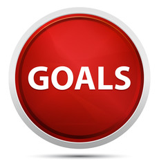 Goals Promo Red Round Button