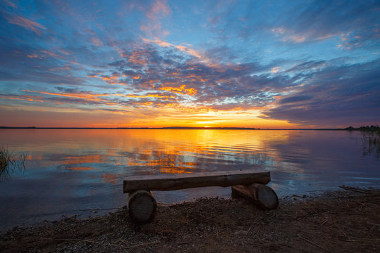 Sunrise at the lake
