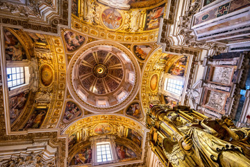 Fototapeta na wymiar Tabernacle Dome Basilica Santa Maria Maggiore Rome Italy