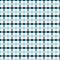 Light Blue and Grey Gingham pattern. Texture from for - plaid, tablecloths, clothes, shirts, dresses, paper, bedding, blankets, quilts and other textile products. Vector illustration EPS 10