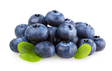 Ripe blueberries