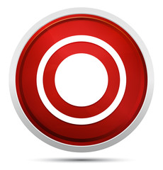 Record icon Promo Red Round Button