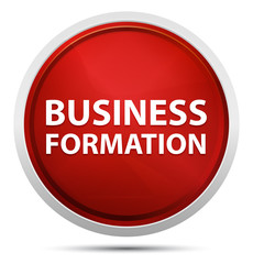 Business Formation Promo Red Round Button