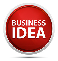 Business Idea Promo Red Round Button