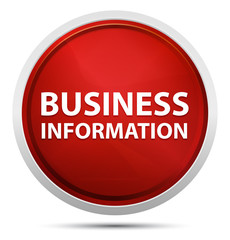 Business Information Promo Red Round Button