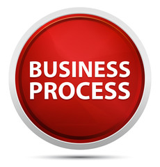 Business Process Promo Red Round Button