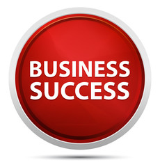 Business Success Promo Red Round Button