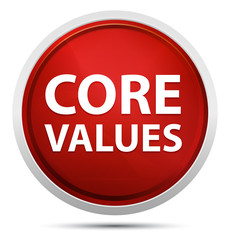 Core Values Promo Red Round Button
