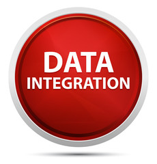 Data Integration Promo Red Round Button