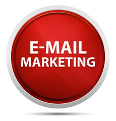 E-mail Marketing Promo Red Round Button