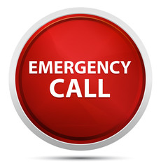 Emergency Call Promo Red Round Button