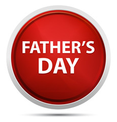 Father's Day Promo Red Round Button