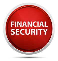 Financial Security Promo Red Round Button