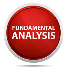Fundamental Analysis Promo Red Round Button