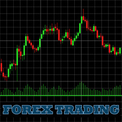Forex trading japanese candles chart on a black background vector graph