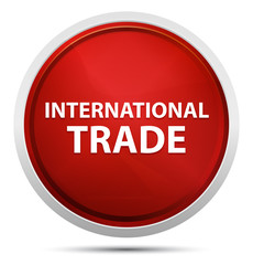 International Trade Promo Red Round Button