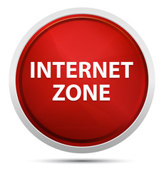 Internet Zone Promo Red Round Button