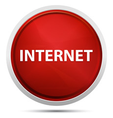 Internet Promo Red Round Button