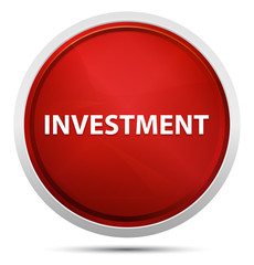 Investment Promo Red Round Button
