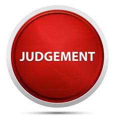 Judgement Promo Red Round Button