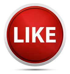 Like Promo Red Round Button