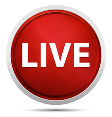 Live Promo Red Round Button