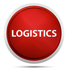 Logistics Promo Red Round Button