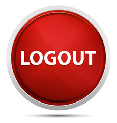 Logout Promo Red Round Button