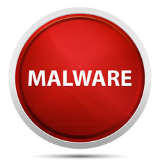 Malware Promo Red Round Button