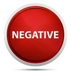Negative Promo Red Round Button