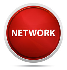 Network Promo Red Round Button