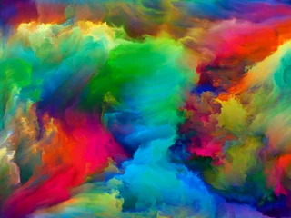 Acrylglas Duschewand mit Foto Gemixte farben Jenseits des Hintergrunds