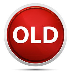 Old Promo Red Round Button
