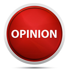 Opinion Promo Red Round Button