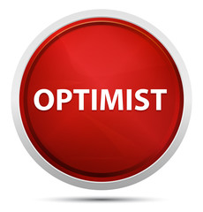 Optimist Promo Red Round Button