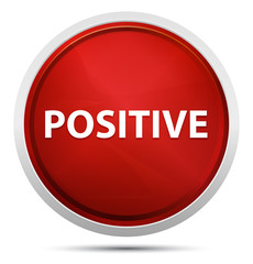 Positive Promo Red Round Button