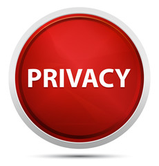 Privacy Promo Red Round Button