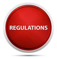 Regulations Promo Red Round Button