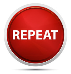 Repeat Promo Red Round Button