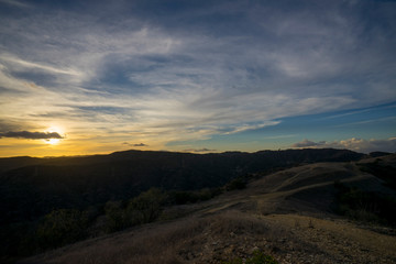 Sunset over Canyonback WIlderness Park