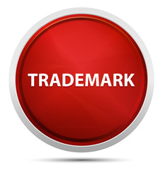 Trademark Promo Red Round Button