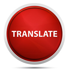 Translate Promo Red Round Button