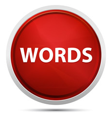 Words Promo Red Round Button