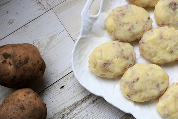 ポテトコロッケの下ごしらえ