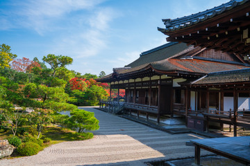 京都　仁和寺の紅葉